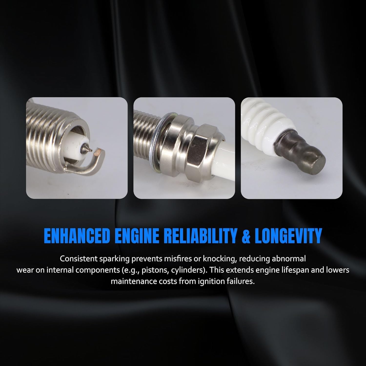 7781 Iridium Spark Plugs 6 Pack ZFR5LP13G Compatible with 2005-2010 Chrysler 300 Pacifica Sebring Town and Country & Dodge Charger Grand Caravan Avenger Journey Magnum Nitro 3.5 4.0 2006-2010