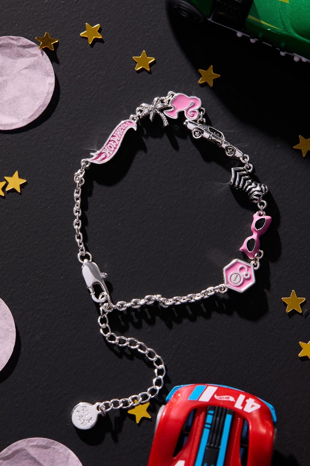 Alex and Ani Mattel® 80th Bracelet - Collectible Enamel Charms, Adjustable Fit, Nickel-Free - Image 4