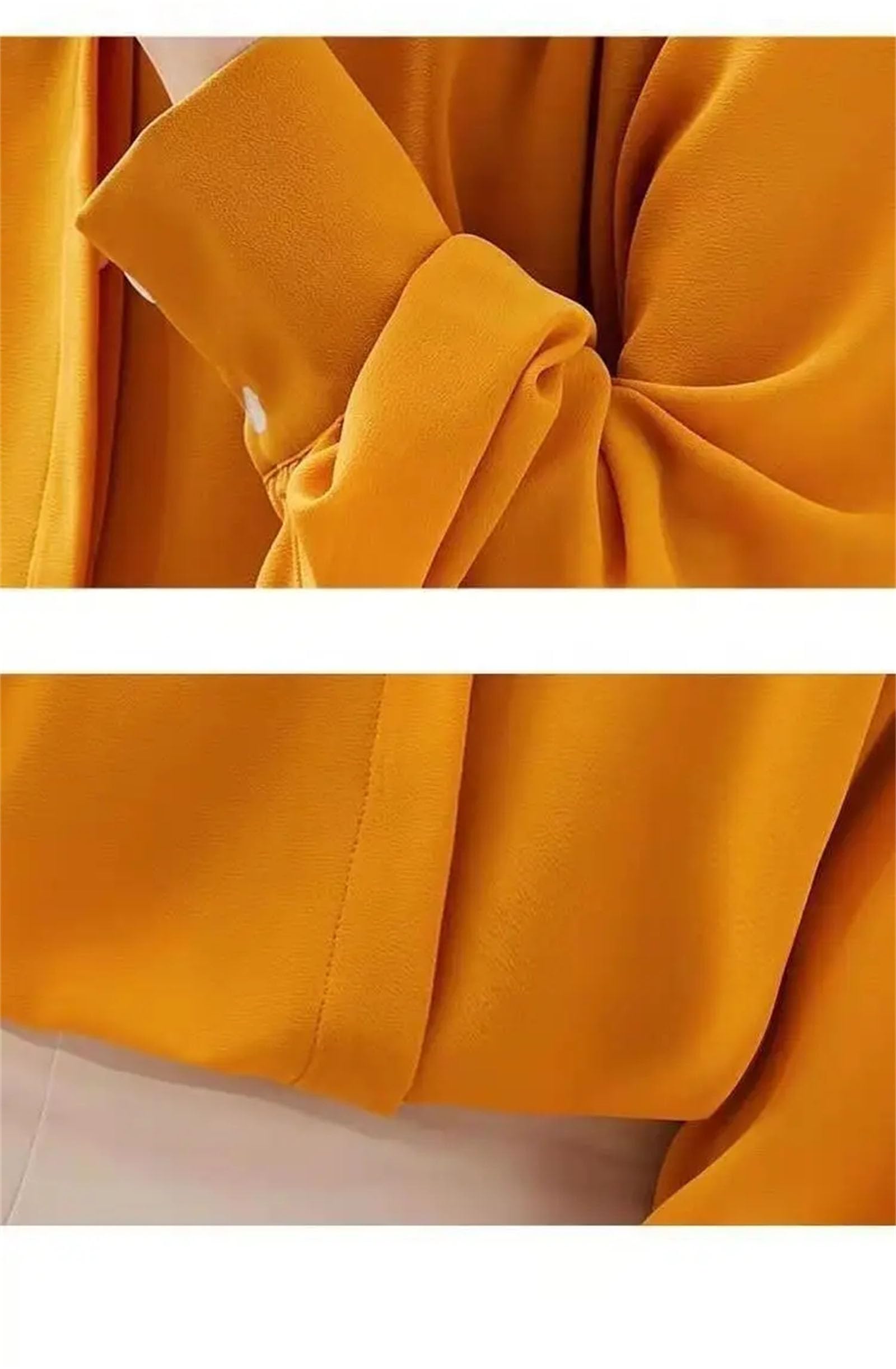 Camisas holgadas de manga larga con volantes y botones para mujer, para negocios, casual, oficina, oficina