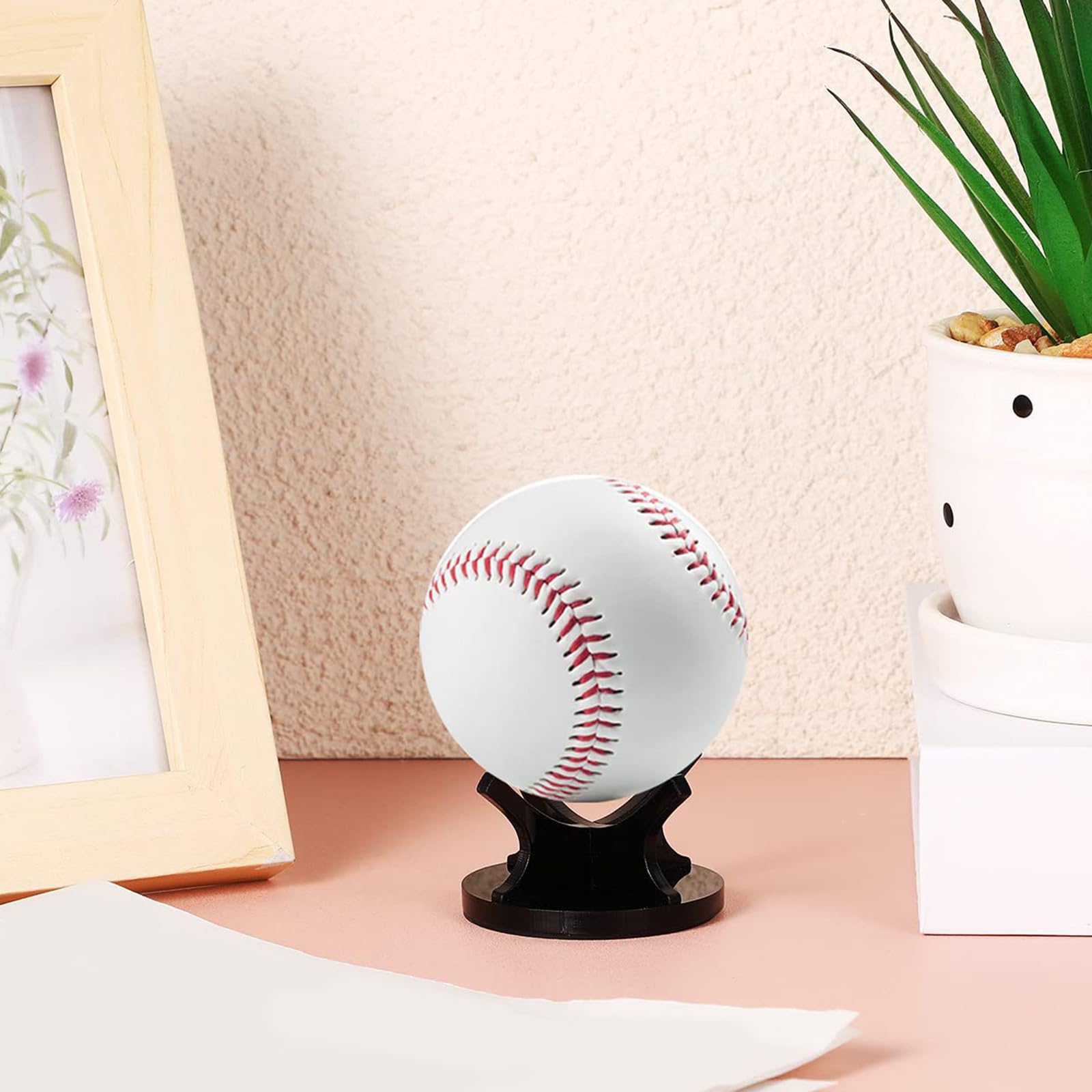 Palline da baseball per softball, da tennis, con supporto in acrilico, supporto per display per palline, supporto per softball