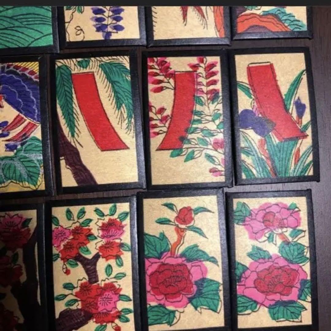 Amazon.co.jp: 手摺り 花かるた 花札京都松井天狗堂花カルタ