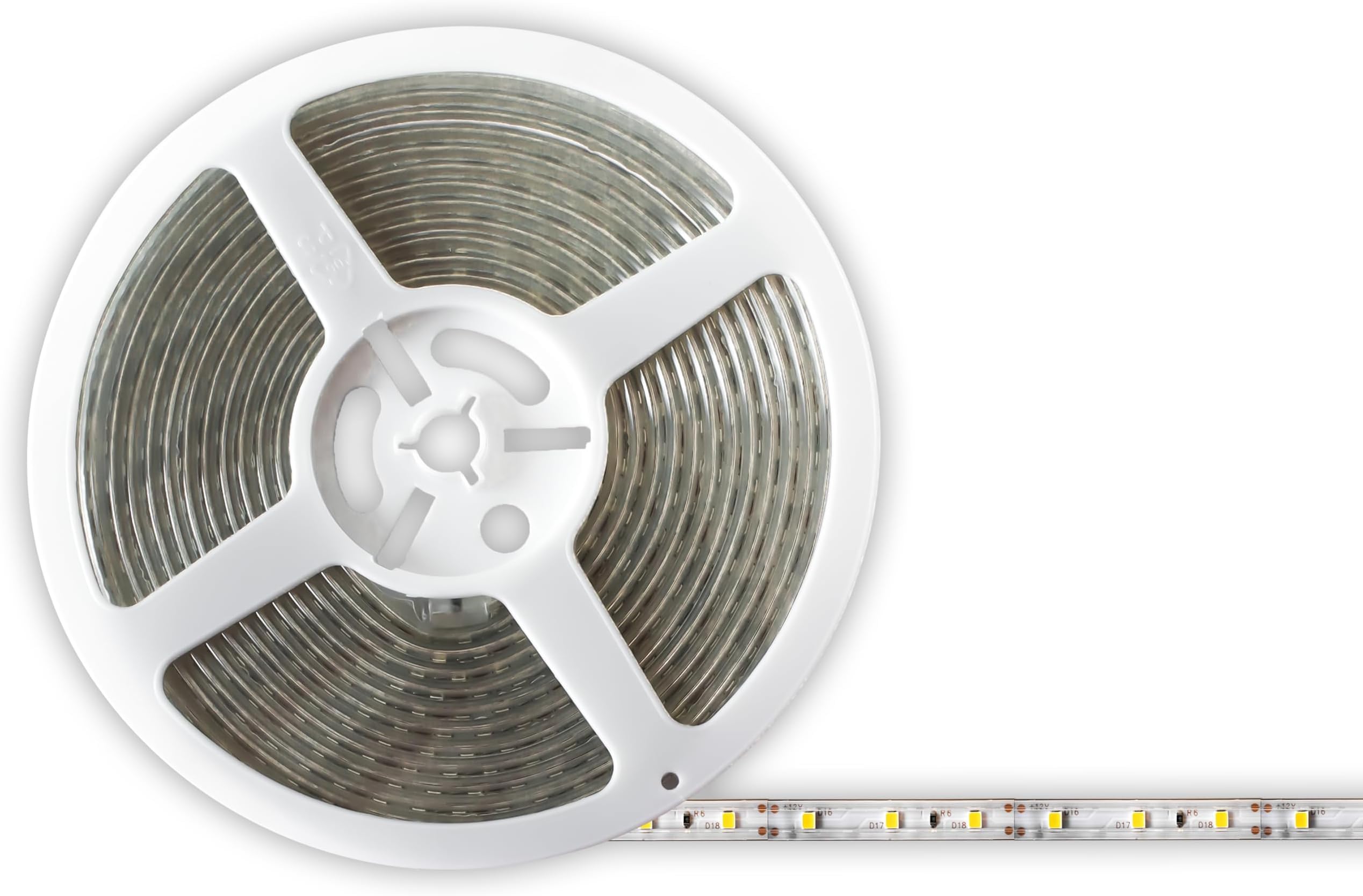 V-TAC Striscia Led da Interno SMD 3528 8W - 5 Metri - Strisce LED Adesiva per Casa, Cucina, Camera, Ambienti Interni - Nastro LED Luminoso 800 Lumen - Alimentata 12V - Luce Bianco Freddo 6500K