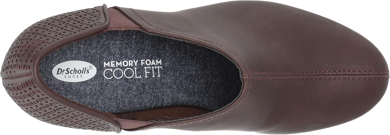 Dr. Scholl's Shoes Women's Harlow Ankle Boot 9 Dark Brown