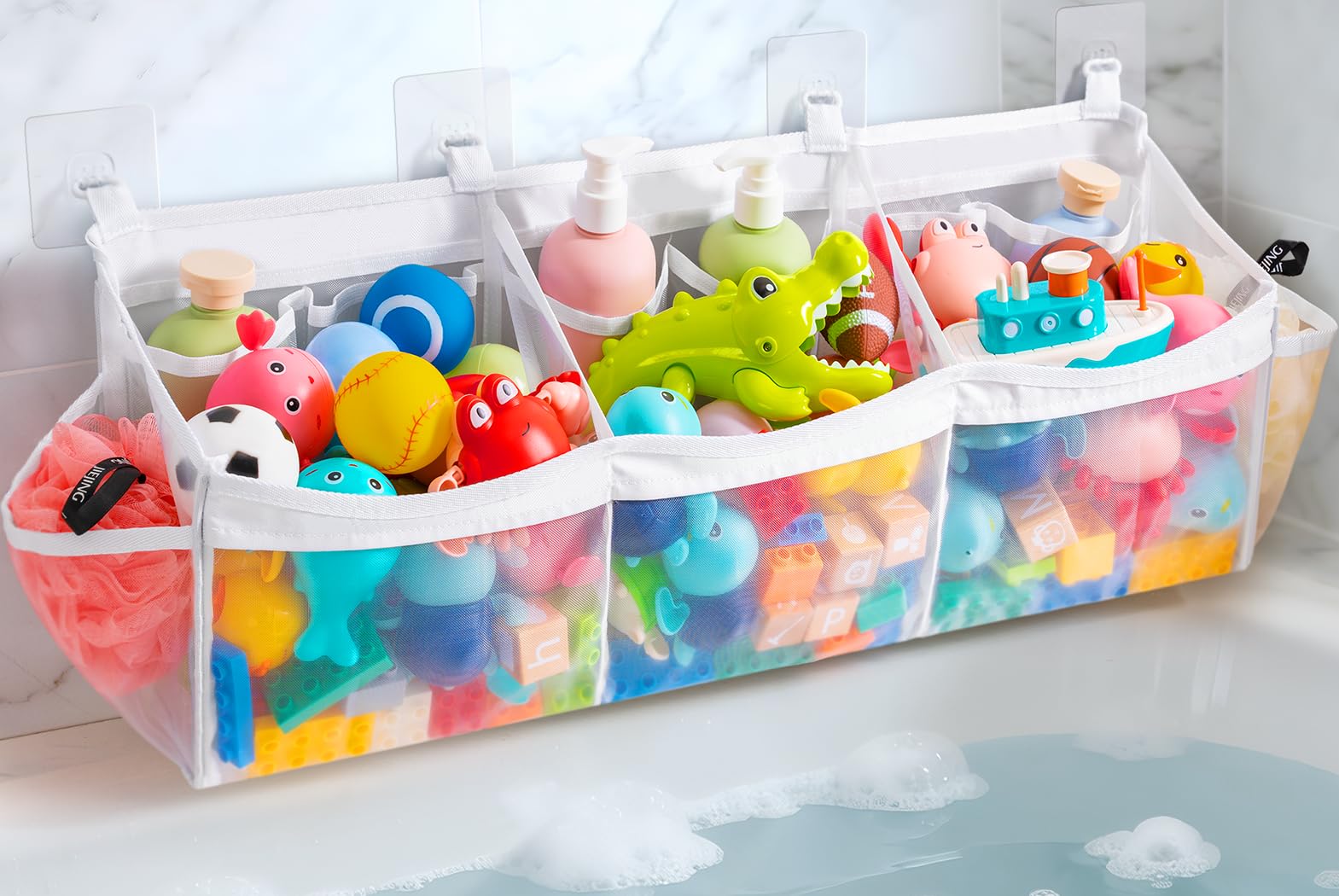 Criusia Extra Large Bath Toy Organizer
