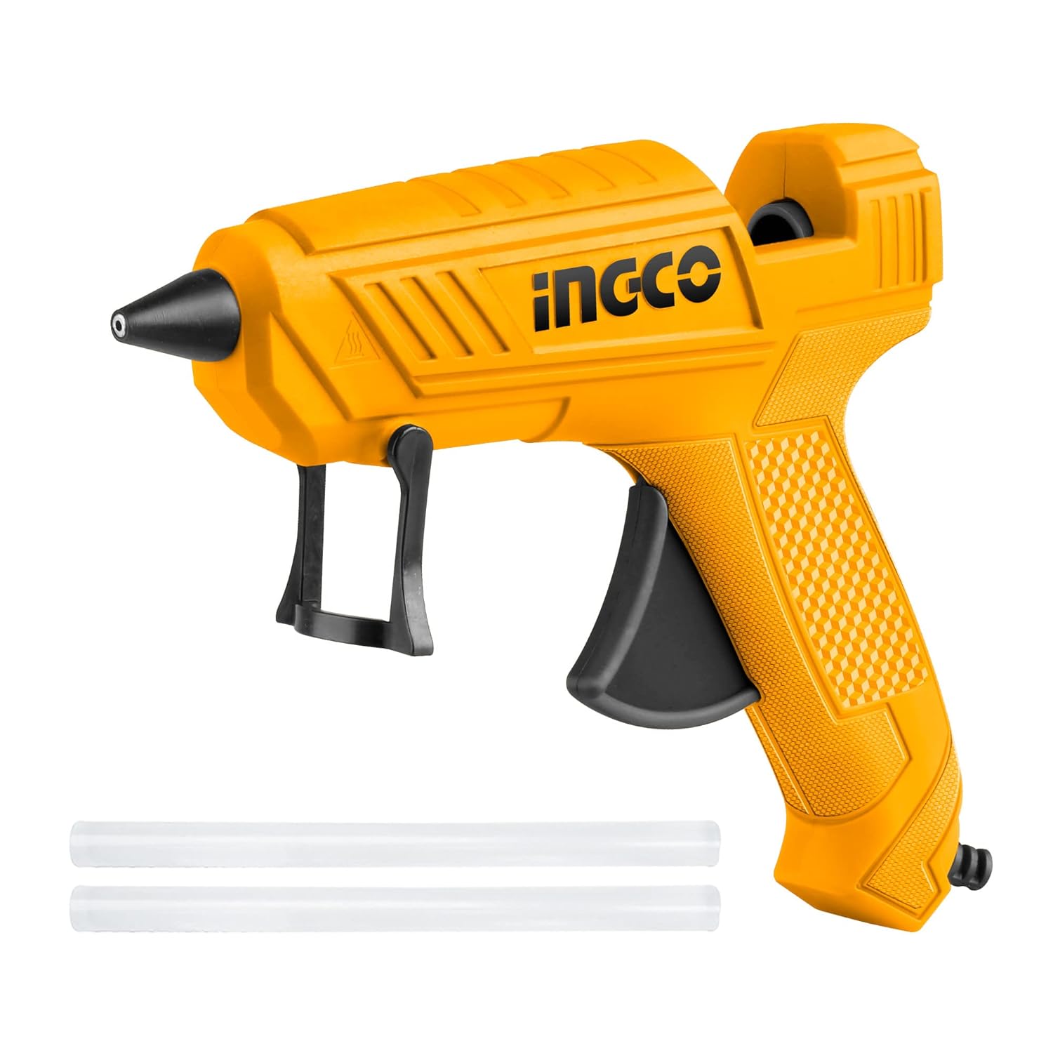 Ingco Glue Gun,20W(100W) Hot Glue Gun,With 2Pcs 11.2Mm Glue Stick