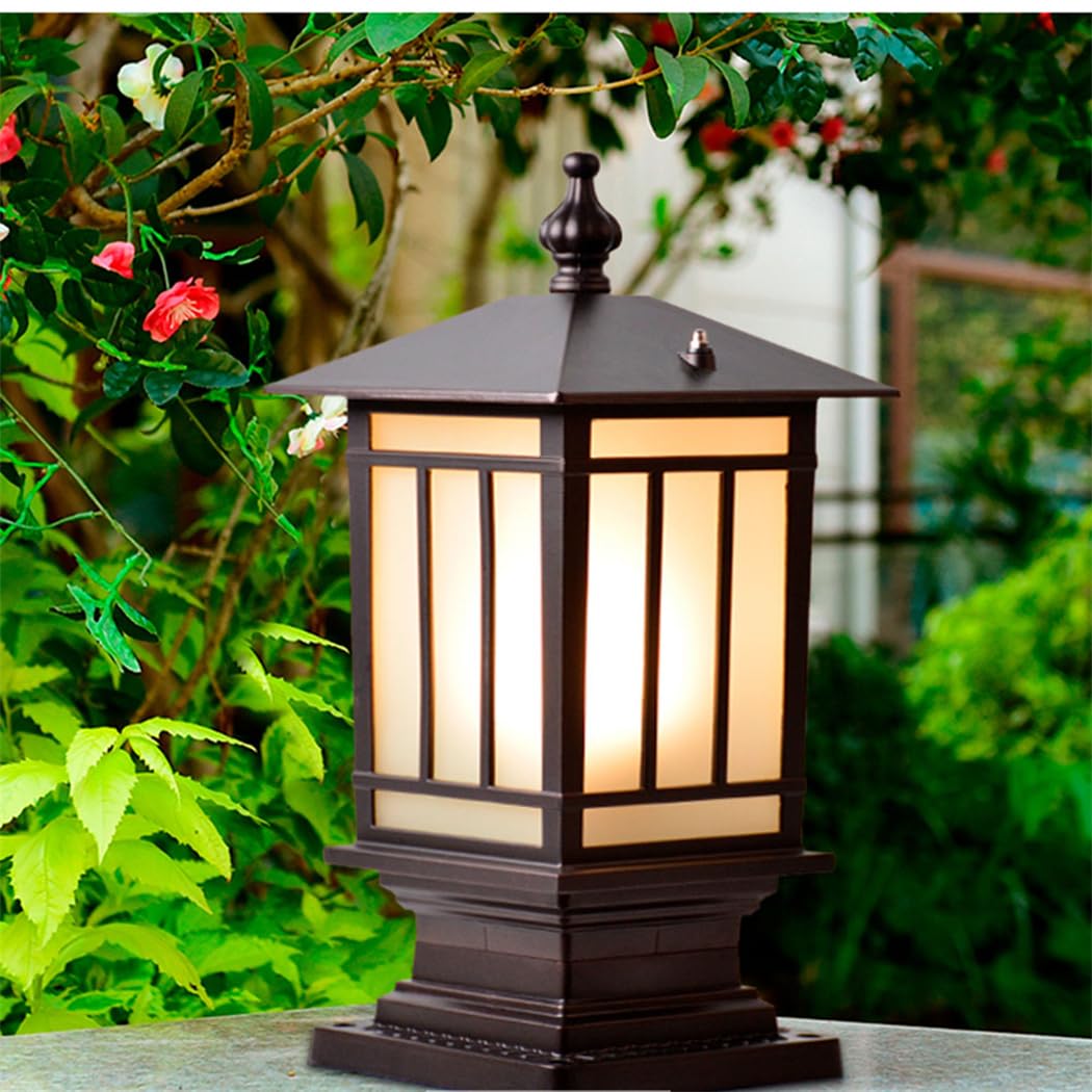 Éclairage étanche pour poteau de terrasse et soirées chaleureuses dans le jardin