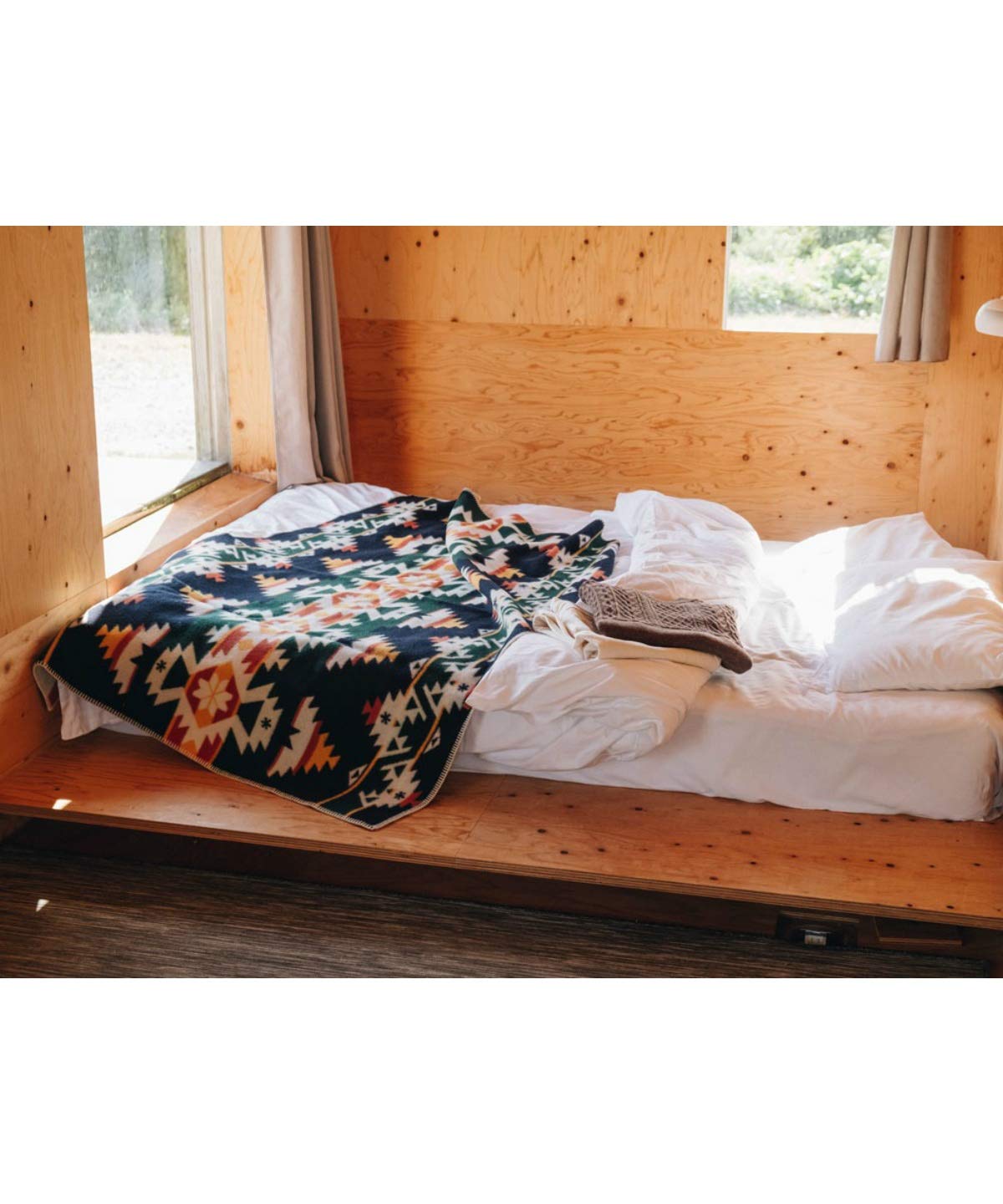 Snow Peak X Pendleton Doublesize Muchacho Blanket One Navy Double