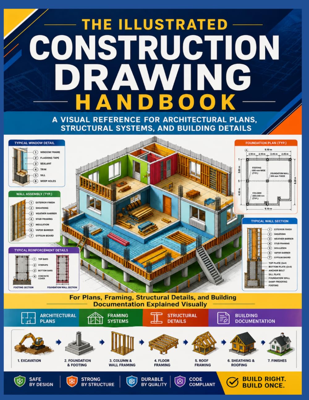 THE ILLUSTRATED CONSTRUCTION DRAWING HANDBOOK A VISUAL REFERENCE FOR ARCHITECTURAL PLANS, STRUCTURAL SYSTEMS, AND BUILDING DETAILS: For Plans, ... and Building Documentation Explained Visually