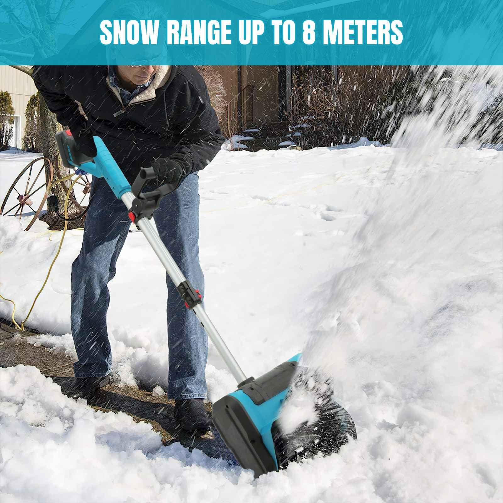 Souffleuse à Neige Sans Fil 18 V Sans Brosse Portée 8 M Largeur 25 Cm