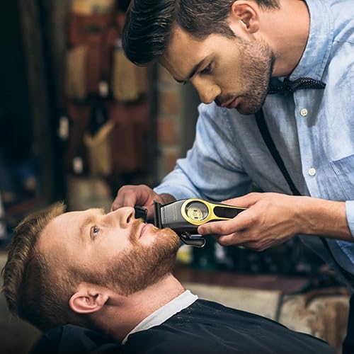 Miniatura 6 de KEMEI 2373 Cortadora de pelo profesional para hombres, motor sin escobillas Maglev, máquina de barbero DLC Blade, negro