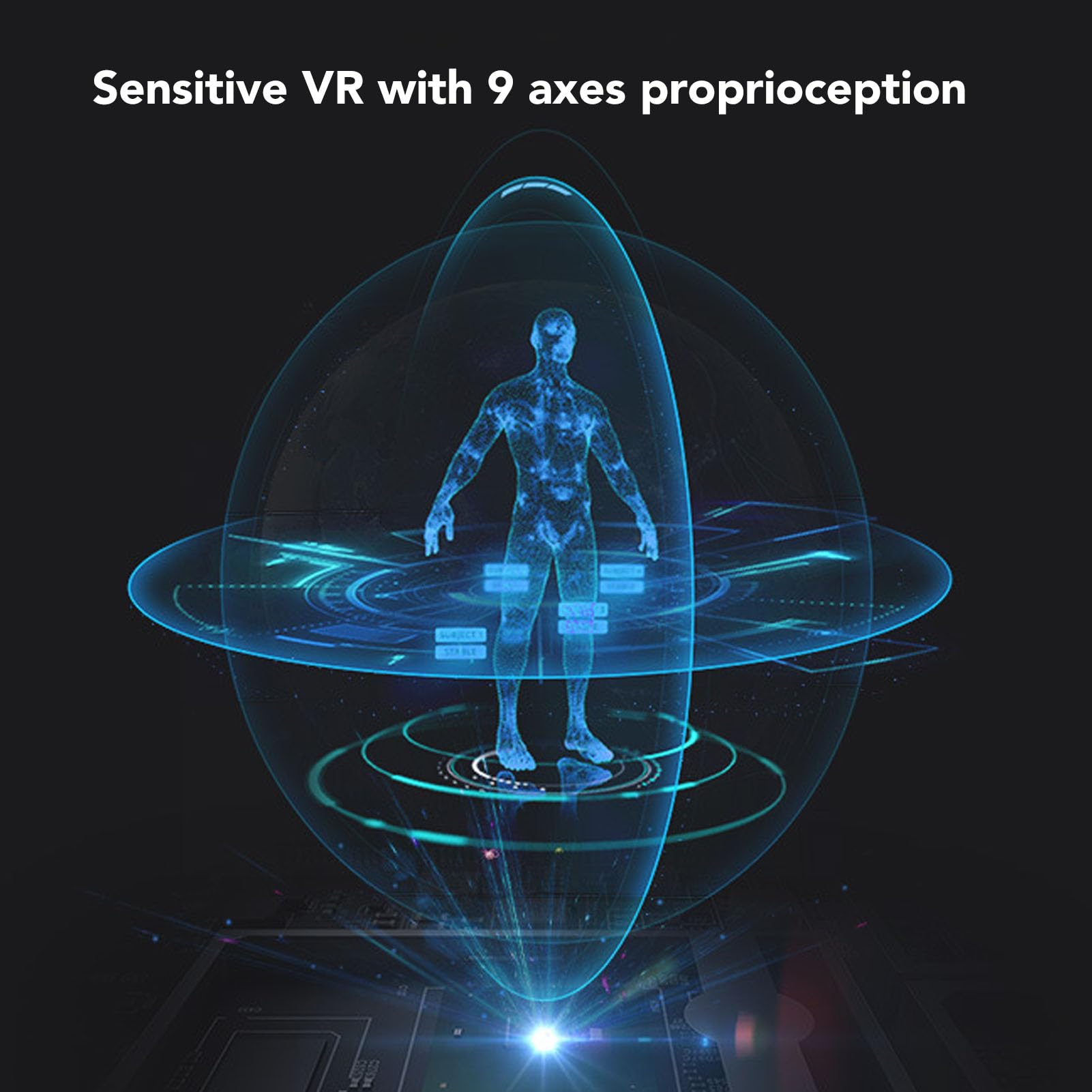 Occhiali VR 3D, Visori VR per realtà Virtuale per TV, Film e Videogiochi con WiFi Bluetooth 2.4G 5G, Connessione OTG, Distanza Pupilla Regolabile, Suono Stereo HiFi