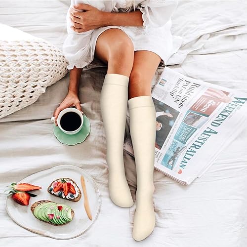 Miniatura 4 de Paquete de 4 calcetines de compresión para mujeres y hombres, el mejor apoyo para médicos, correr, enfermería, atletismo