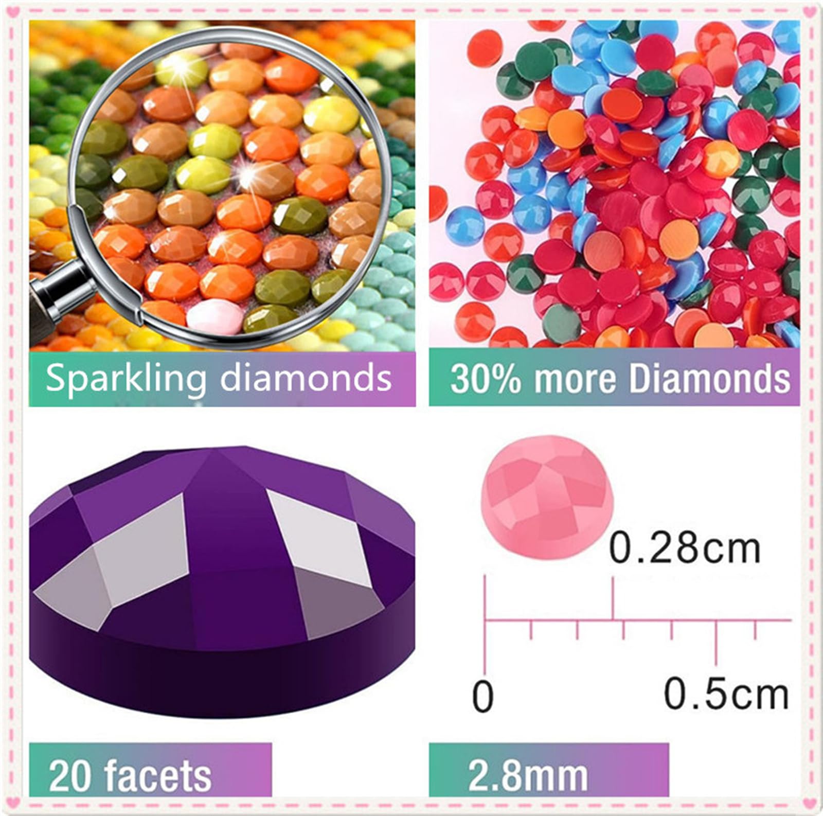 野外露出 ピンクダイヤモンド Amazon | ツリー ダイヤモンドアート キット ピンク ダイヤモンドアート 5D モザイクアート ダイヤモンドの絵画 DIY アートパネル  全面貼り付け タイプ ビーズアート 刺繍キット手作り絵画手芸キット ダイヤモンドアート クリスタルビーズ 初心者 大人の子供 家の壁の装飾 ...