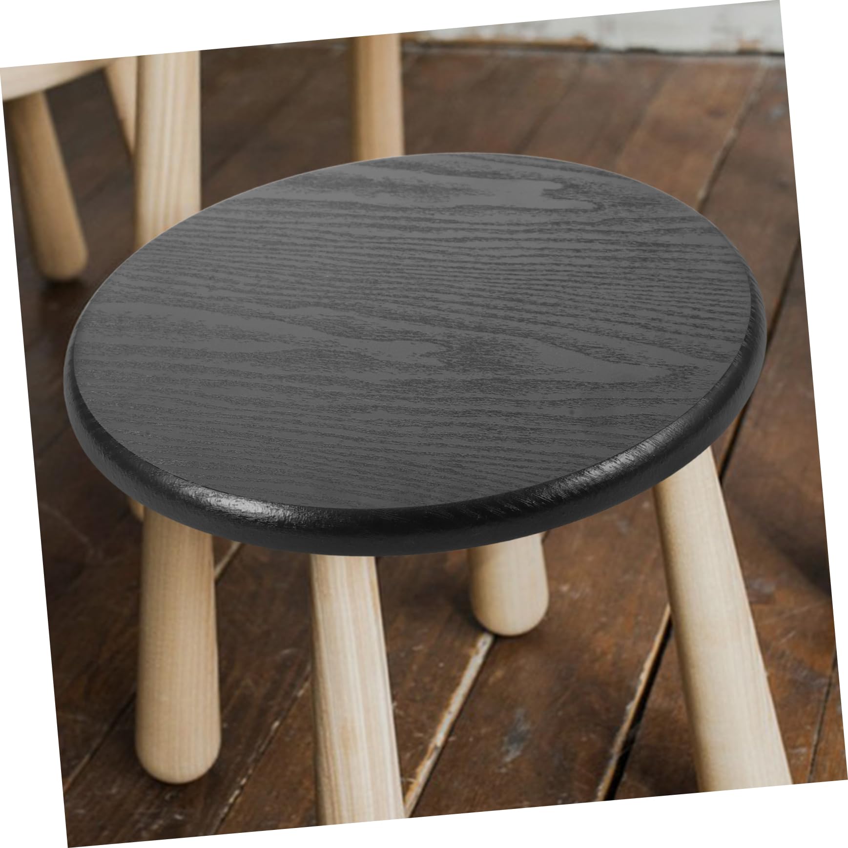 Amazon｜HOMOCONO 丸型スツール交換用木製座面 ダイニングチェア用