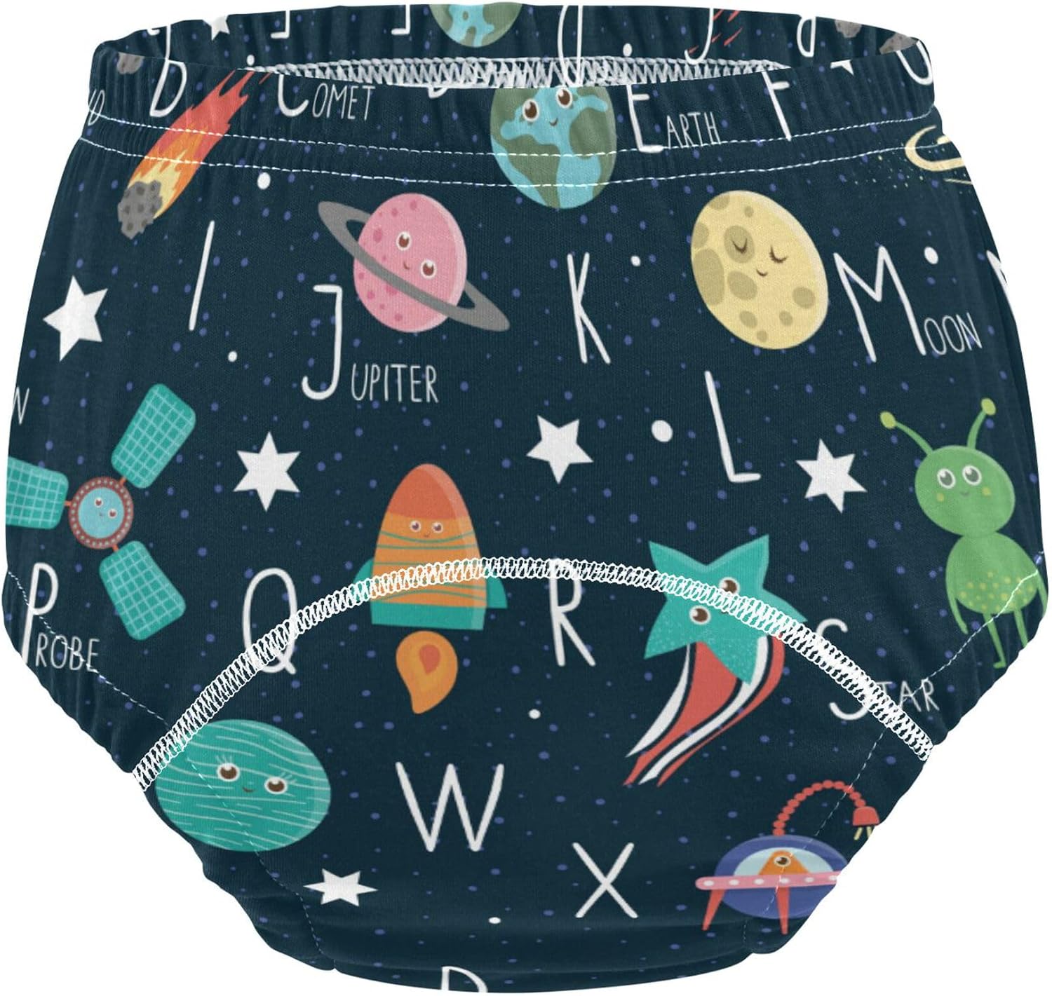 Toddler Potty Training Underwear Cotton Absorbent Soft Baby Girl Boy Potty Training Pant 2T-5T
