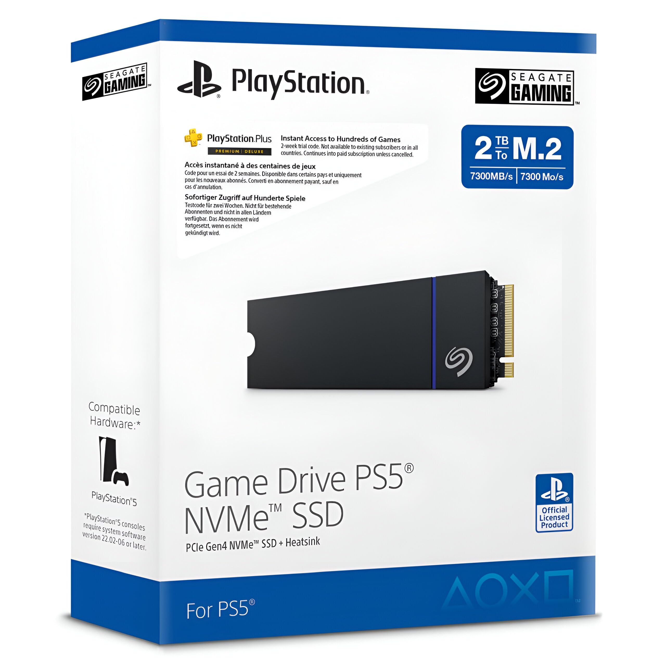 Seagate Game Drive M.2 SSD for PS4/PS5, 2TB, Internal SSD, PCIe