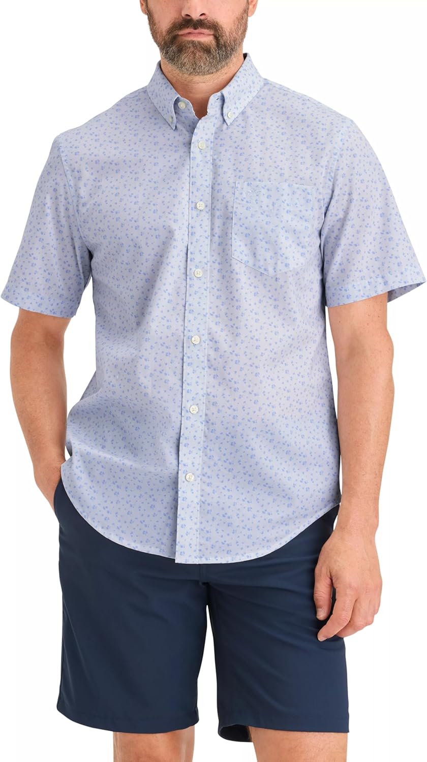 Dockers Men's Dockers® Men's Signature Shirt Short Sleeve Classic Fit with Stain Defender®