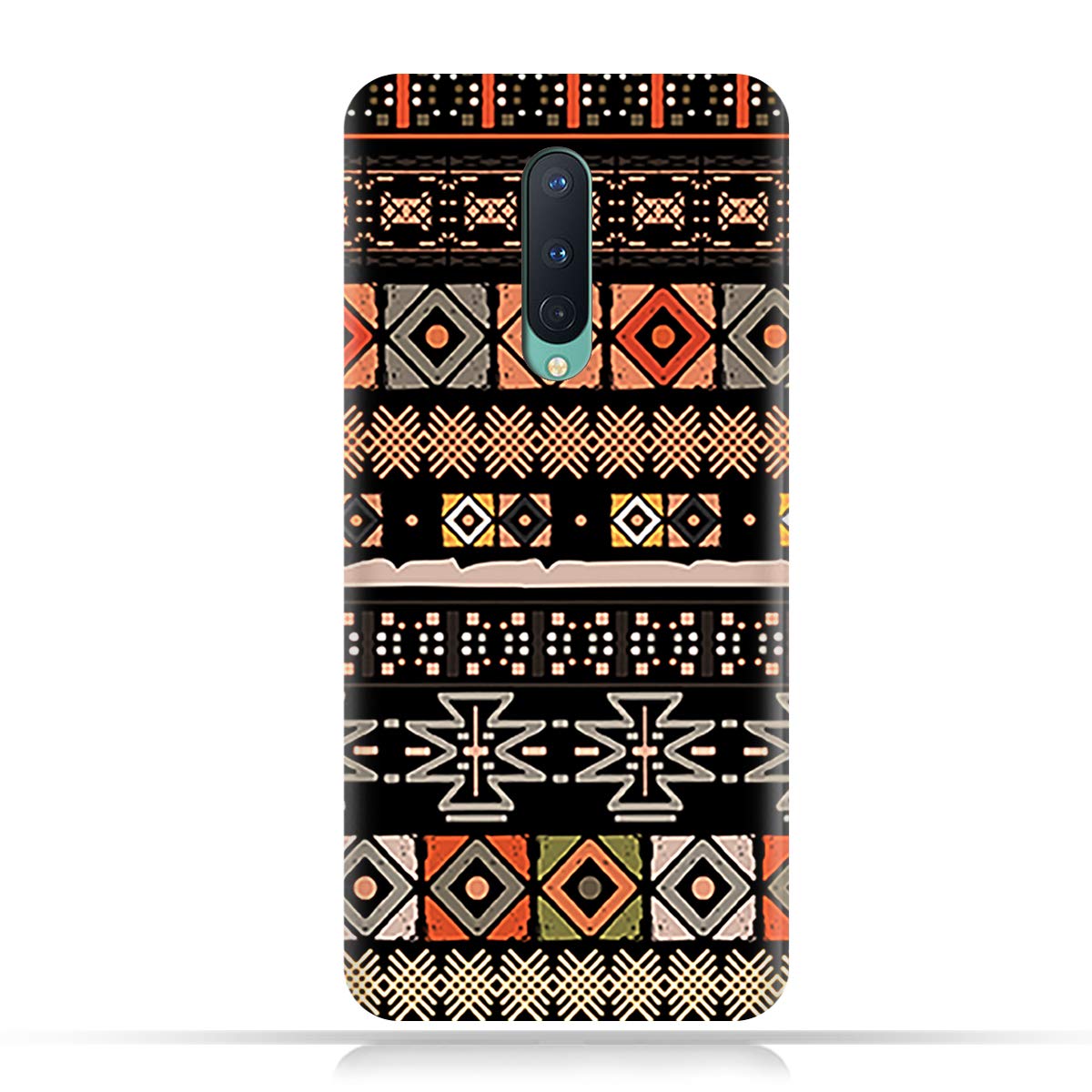 AMCDesign TPU Mobile Case Cover for OnePlus 8 with Ethnic Boho Pattern