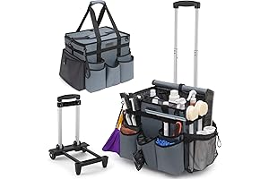 Cleaning Caddy Bag with Wheels