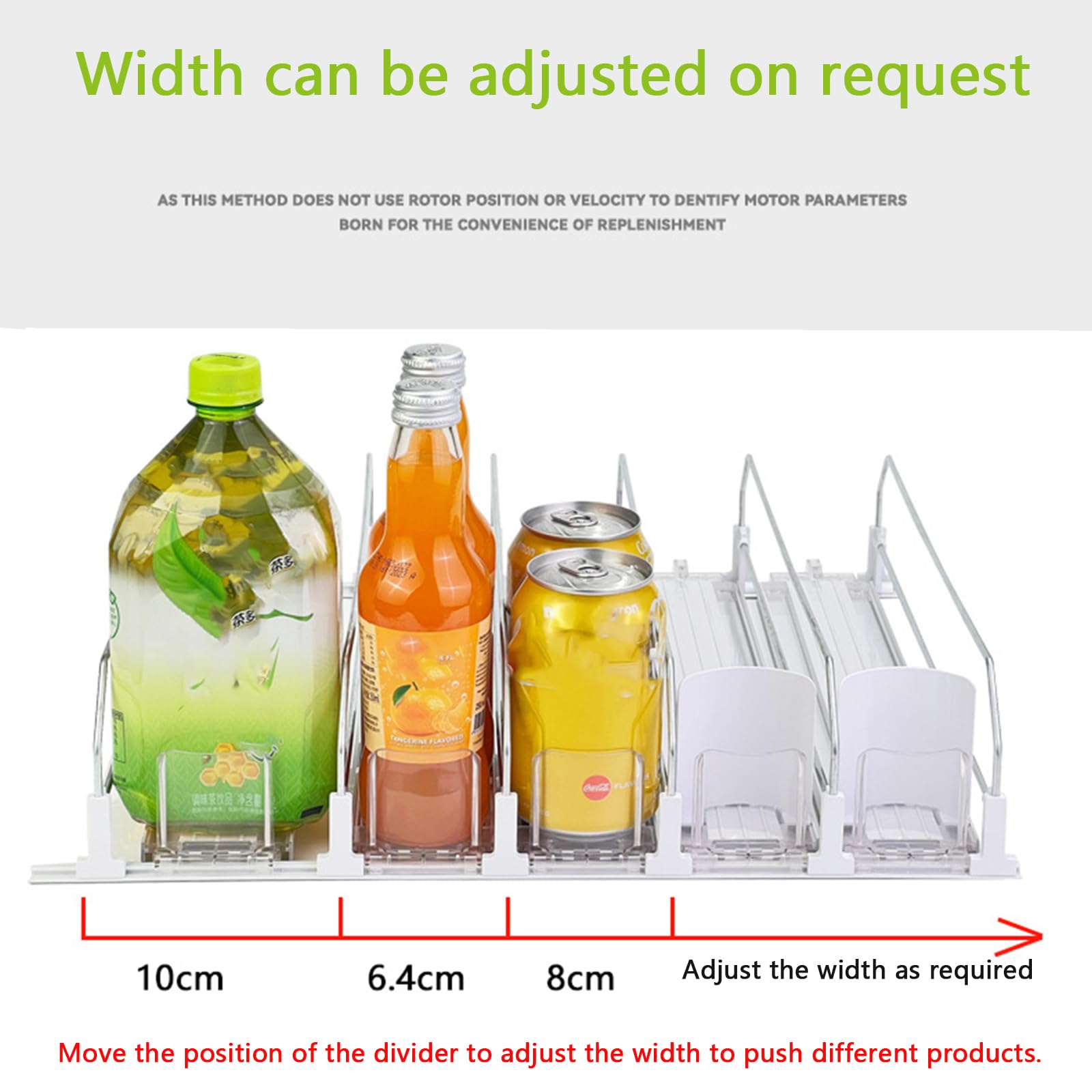 Dispensador automático de latas para refrigerador, organizador de bebidas con mecanismo de sujeción, organizador de latas de cerveza y refrescos con capacidad para hasta 25 latas, 5 filas