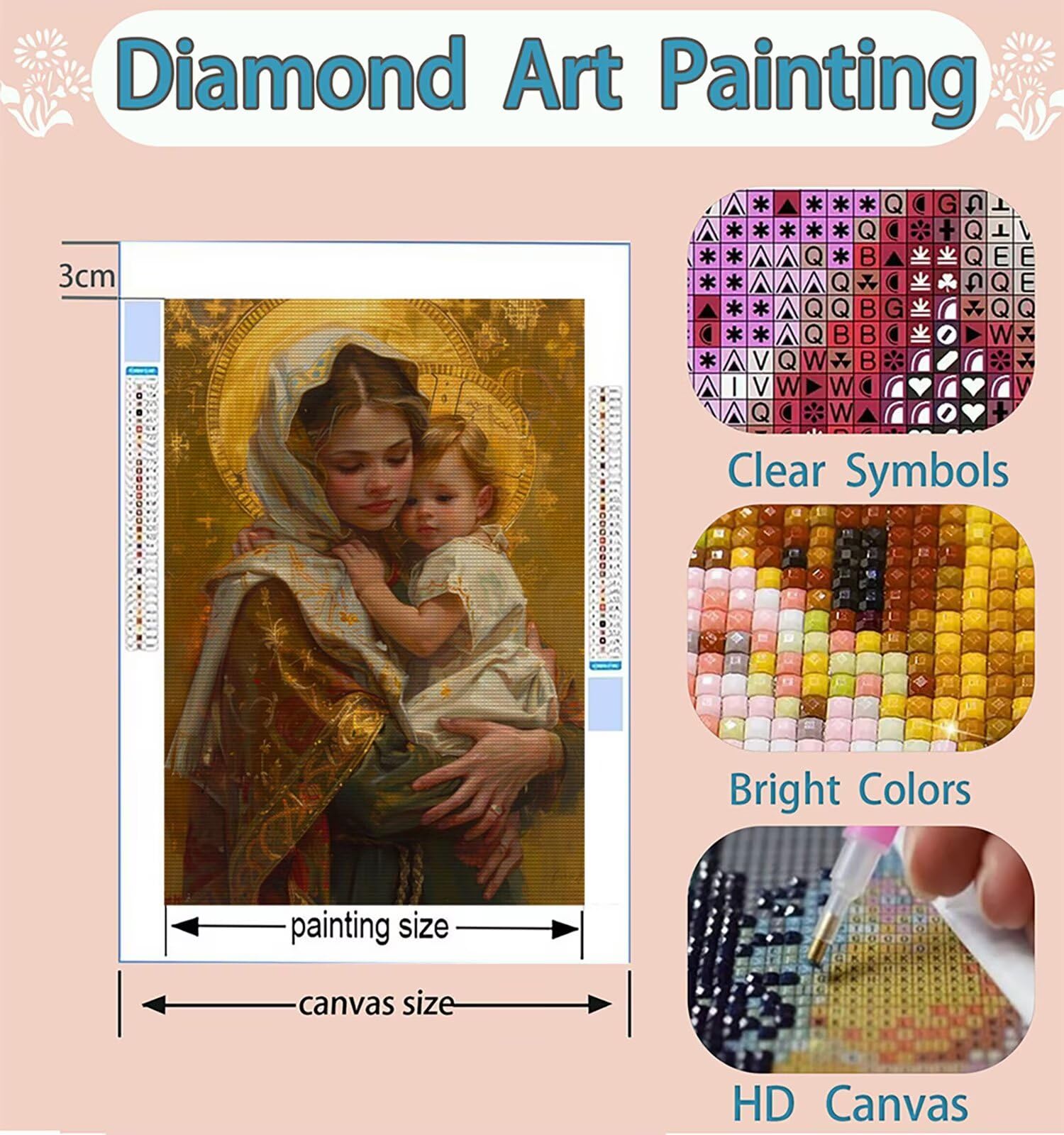 Retro malowanie diamentami pełny zestaw, DIY Jezus diamentowe malowanie duże 90 x 60 cm, 5D diamenty kryształowe sztuka haft krzyżykowy zestaw artystyczny, DIY obrazy diamentowe malowanie dekoracja