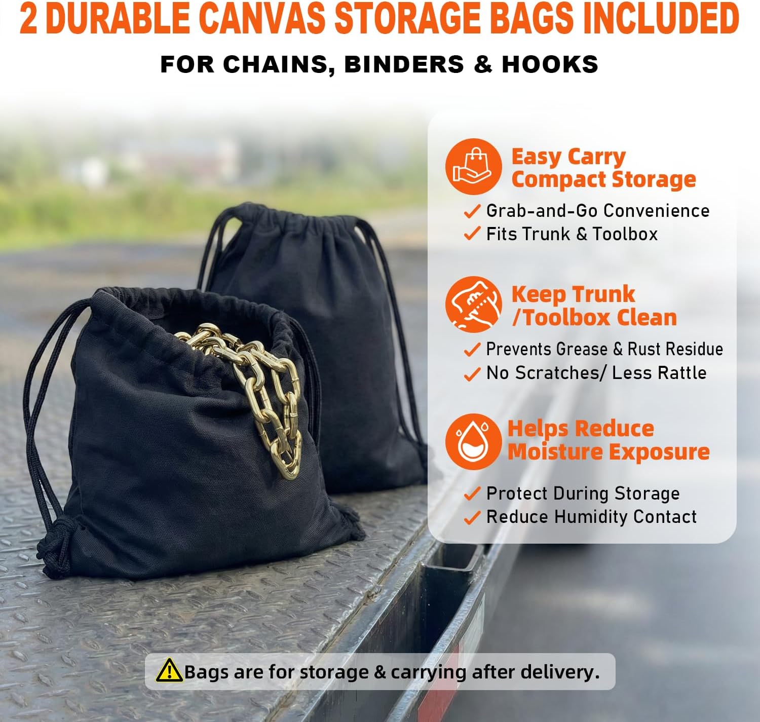 Ratchet Load Binders and Chains Set, 5/16"-3/8" Binders with 5/16" x 10 FT G80 Tow Chain, 7,100 lb WLL, 32,628 lb Break Strength, Includes 2 Self-Locking Hooks,Ideal for Truck Trailer Cargo Tie Downs