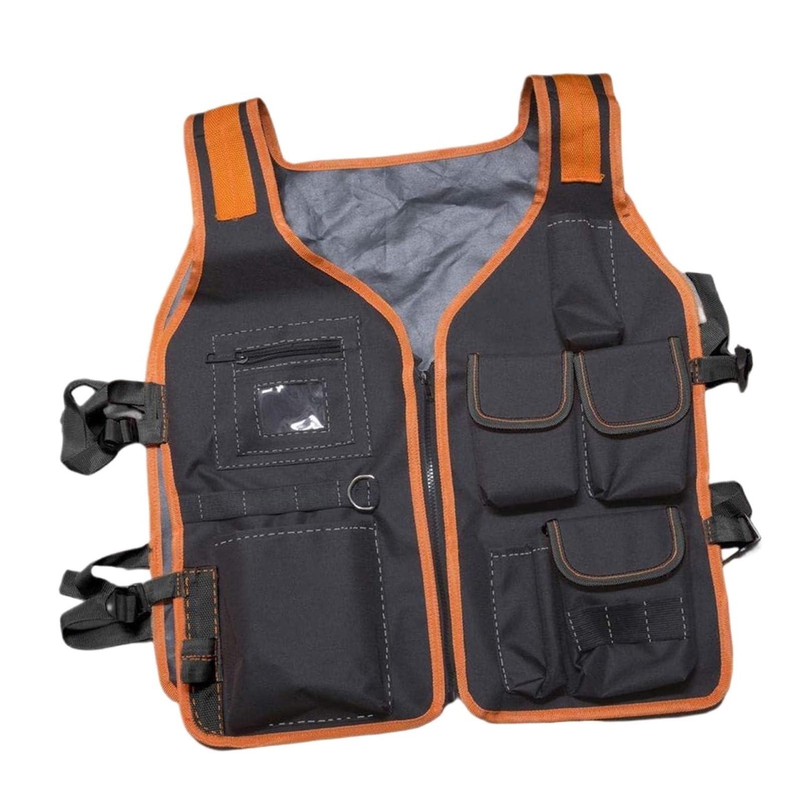 Werkzeugweste Oxford Cloth Tool Vest With Adjustable Straps Waist Bag Work For Carpenters Electricians Men