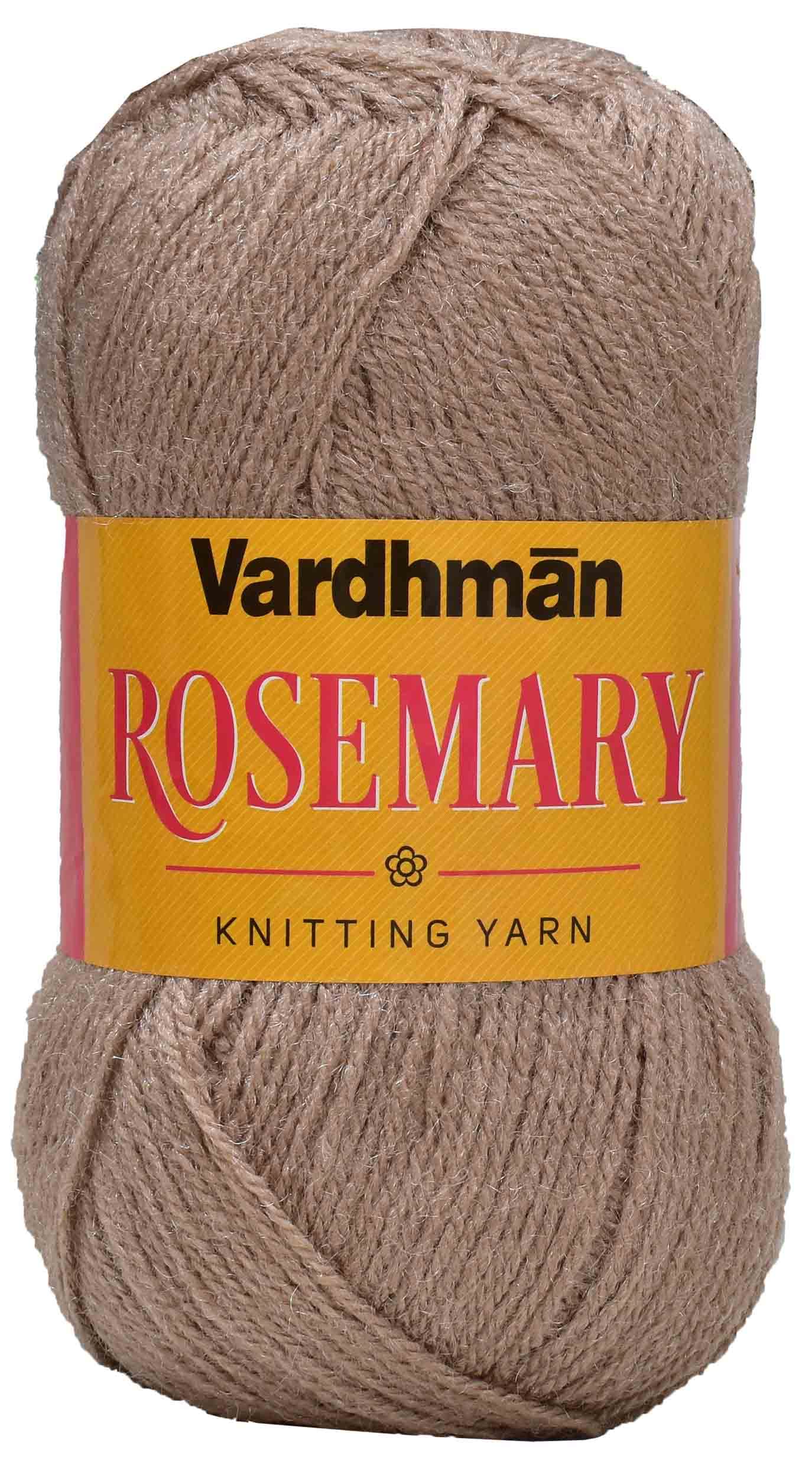 Vard hman Rosemary Brown 400 GMS Wool Ball Hand Knitting Wool/Art Craft Soft Fingering Crochet Hook Yarn, Needle Knitting Yarn Thread Dyed-NK Art-FHF