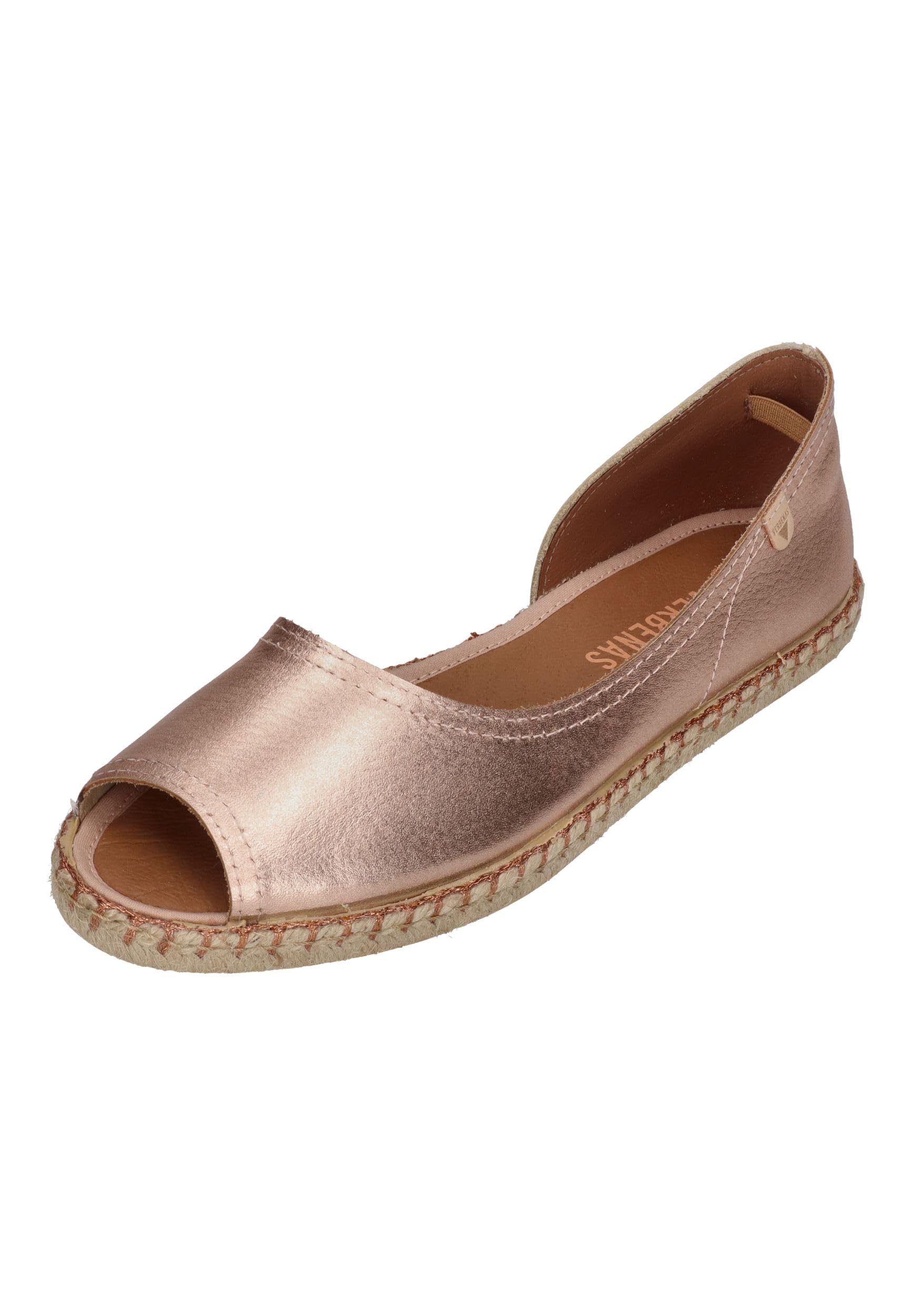 VERBENAS Damen Espadrilles Cruz nucleo Metal gal Monrovia