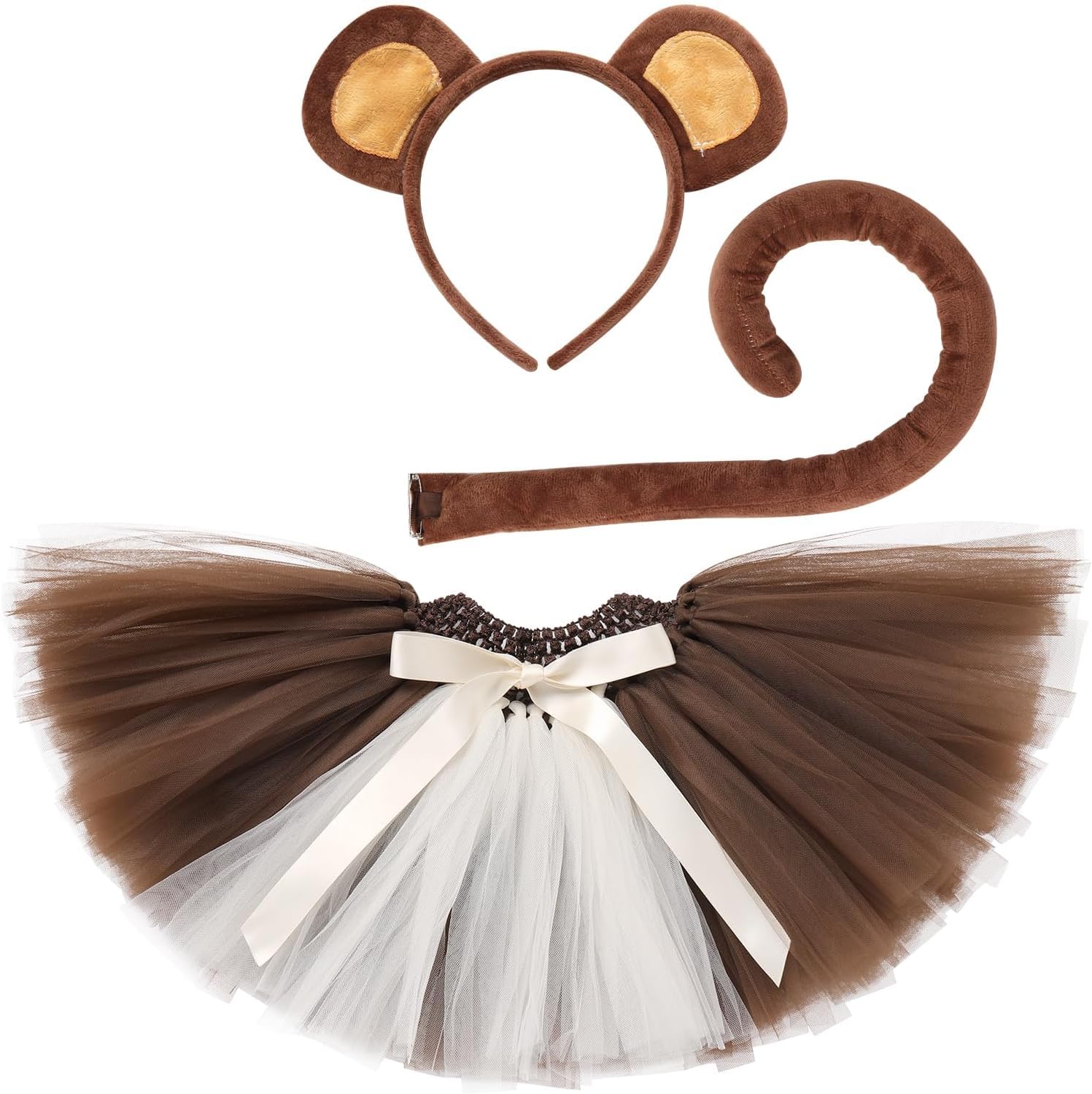 مجموعة زي تنكري على شكل حيوان من TERRIFI، عصابة رأس على شكل قر... - view 1