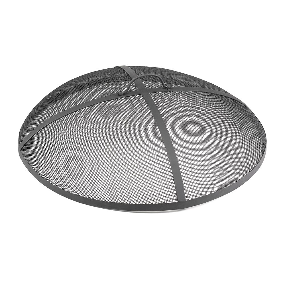 Pare-étincelles en acier de 101,6 cm pour grand foyer extérieur