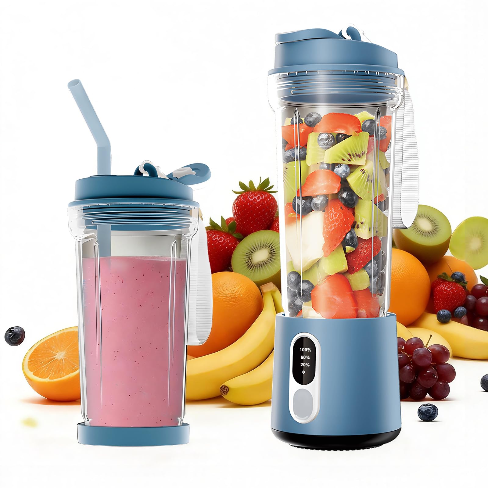 Mixeur mini et blender centrifugeuse électrique 500ml petits mixeurs 300w