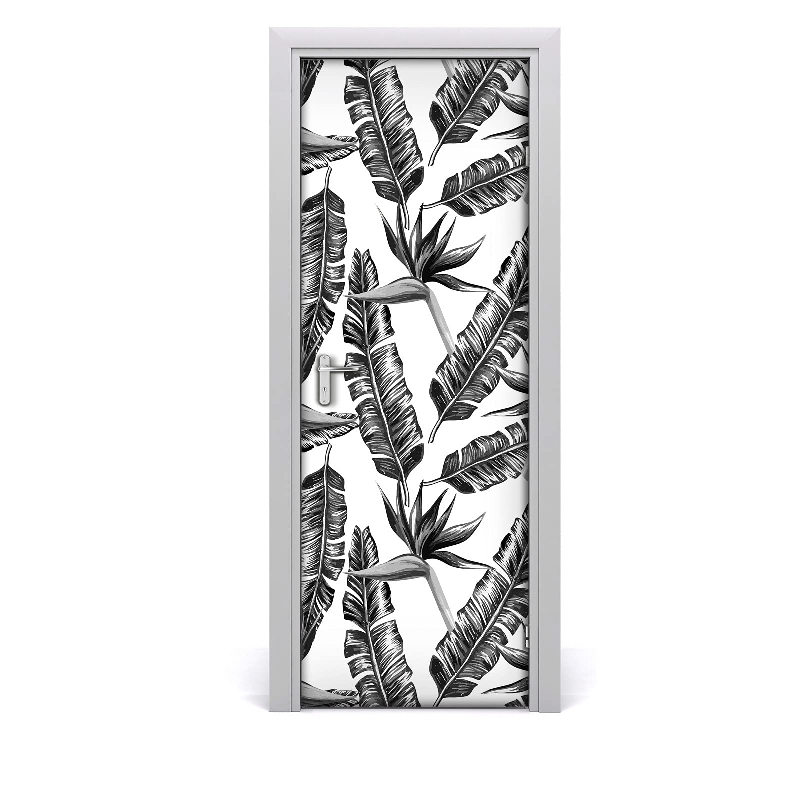 Décoration de porte feuille de palme pour salon et chambre