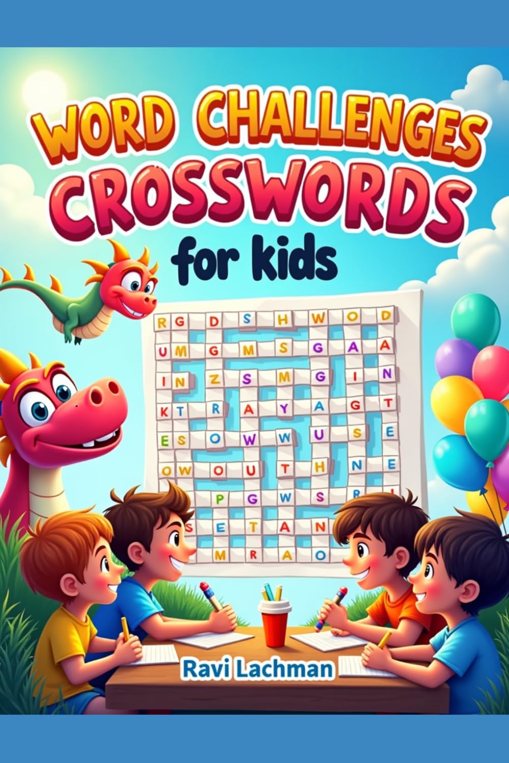 Word challenges crosswords for kids