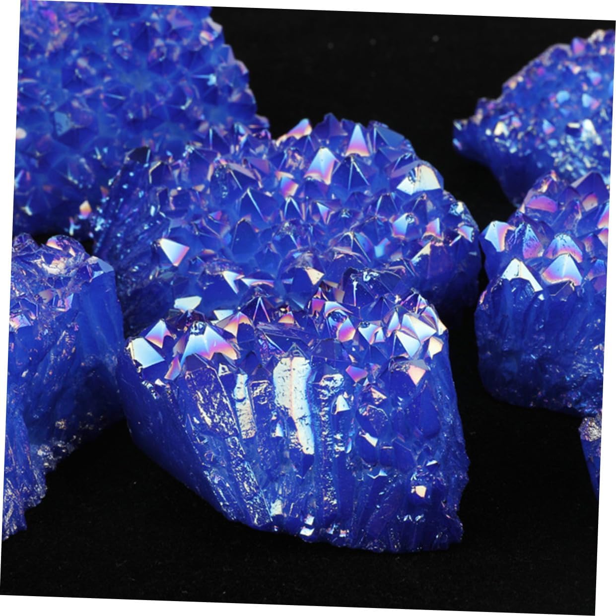 Alipis Unique and Bright Crystal Stones Home Decor Sculptures Natural Crystal Stone Decor