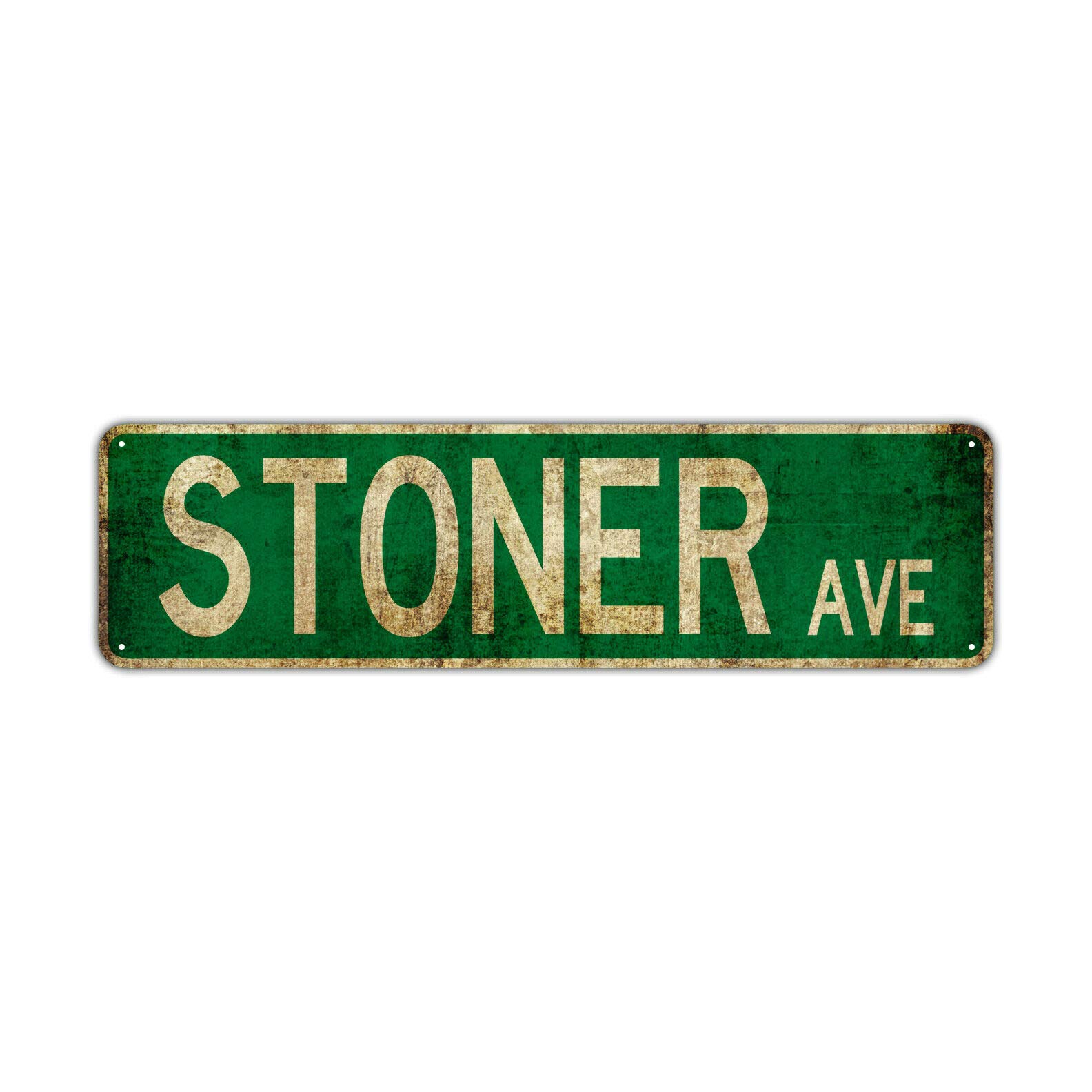 Stoner AVE Decor Wall Shop Man Cave Bar Street Rustic Vintage Retro Tin Sign Fun Metal Sign 4x16 Inch Vintage Plaque Handicraft Best Gift
