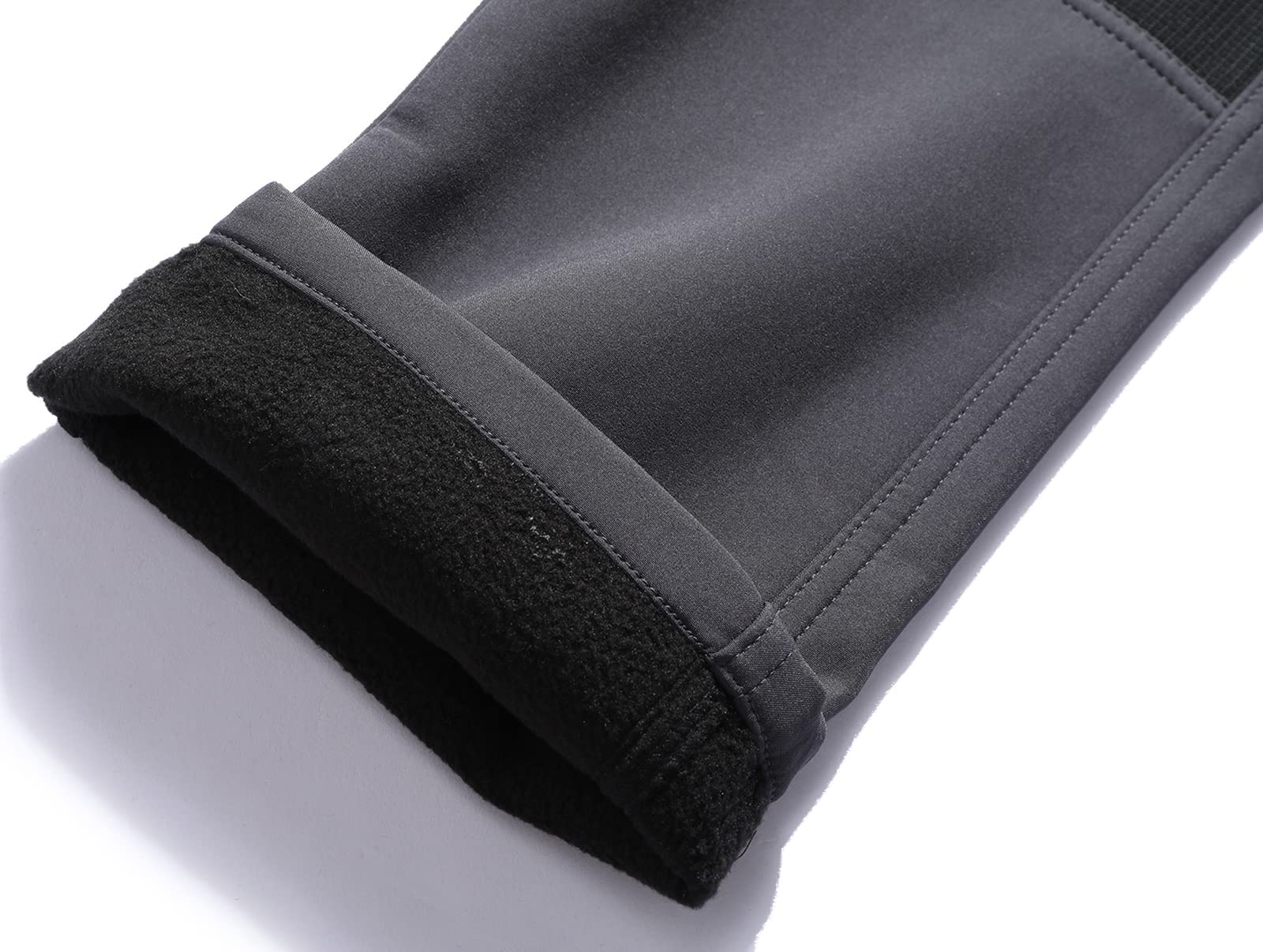 BenBoy Pantaloni Trekking Uomo Invernali Impermeabili Sci Softshell Termici Neve Caldo Montagna Escursionismo Outdoor Nero L