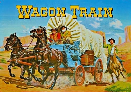 WAGON TRAIN LUNCHBOX VINTAGE ART 2 "x 3" nevera imán nevera fiambrera nostálgica retro