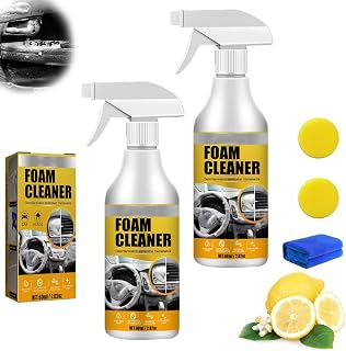 Car Interior Foam Refinisher Cleaner, All Around Master Foam Cleaner, Multipurpose Foam Cleaner Spray for car, Upholstery Cleaner for Car Seats (2 PCS)