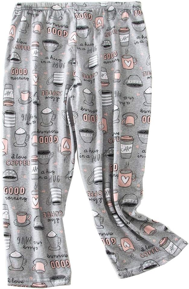 ENJOYNIGHT Women's Capri Pajama Pants Lounge Causal Bottoms Print Sleep Pants - Image 2