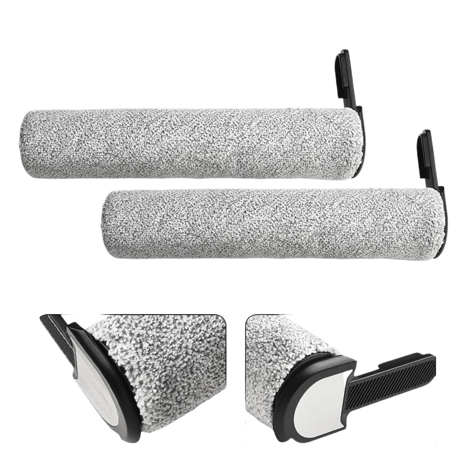 Cepillos de rodillos, compatibles con Laresar, for aspiradora en seco y húmedo M3, accesorios de máquina de limpieza de cepillo de rodillo de repuesto(SET2)