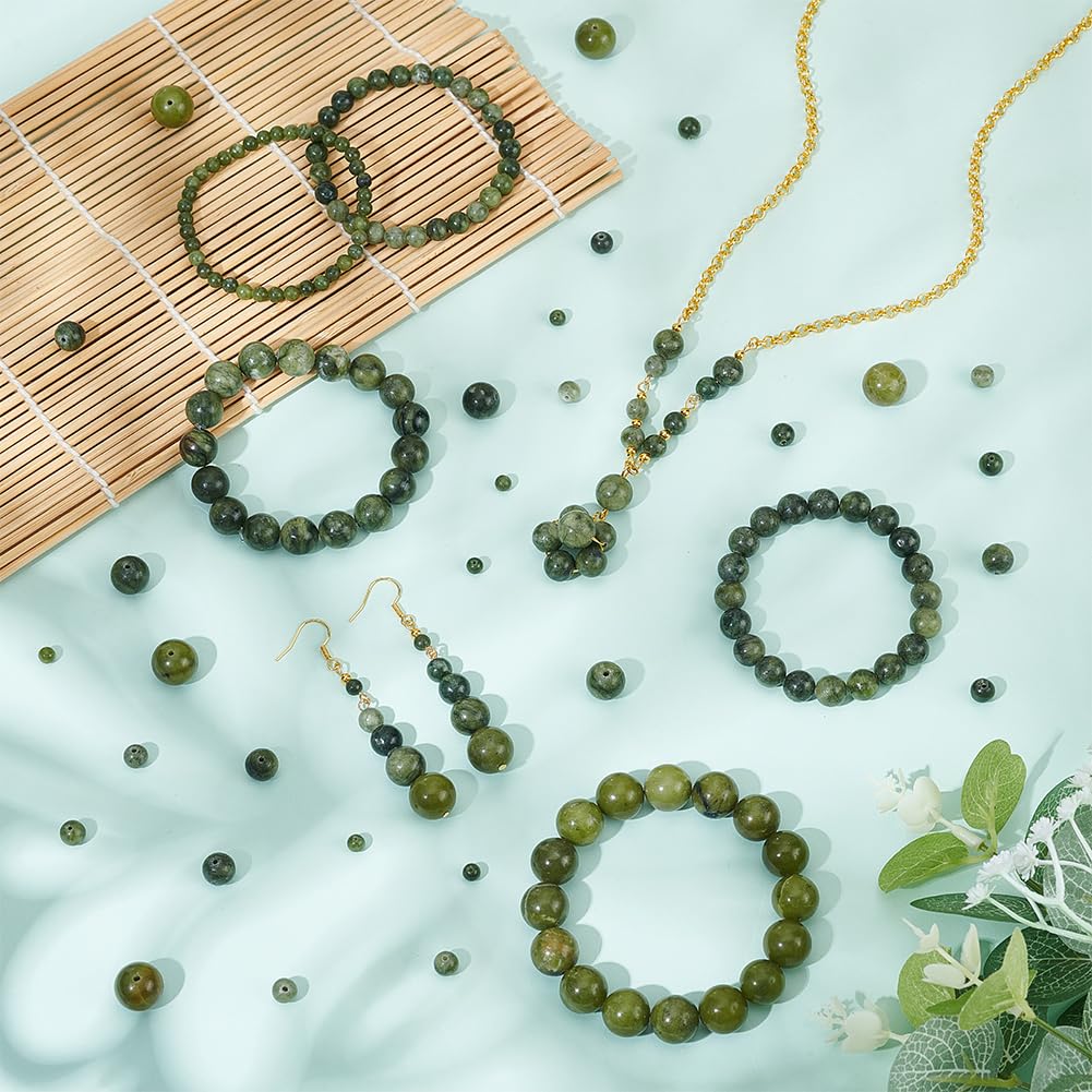 Bracelet Perles De Jade De Taïwan 4mm - Fait Main Sur Mesure - Pierre Naturelle - Neuf Sans Emballage