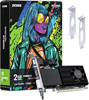 GPU NVIDIA GEFORCE GT 610 2GB DDR3 64 BIT PROJETO EDGE LOW PROFILE SINGLE FAN - PPE610DR3LPBR