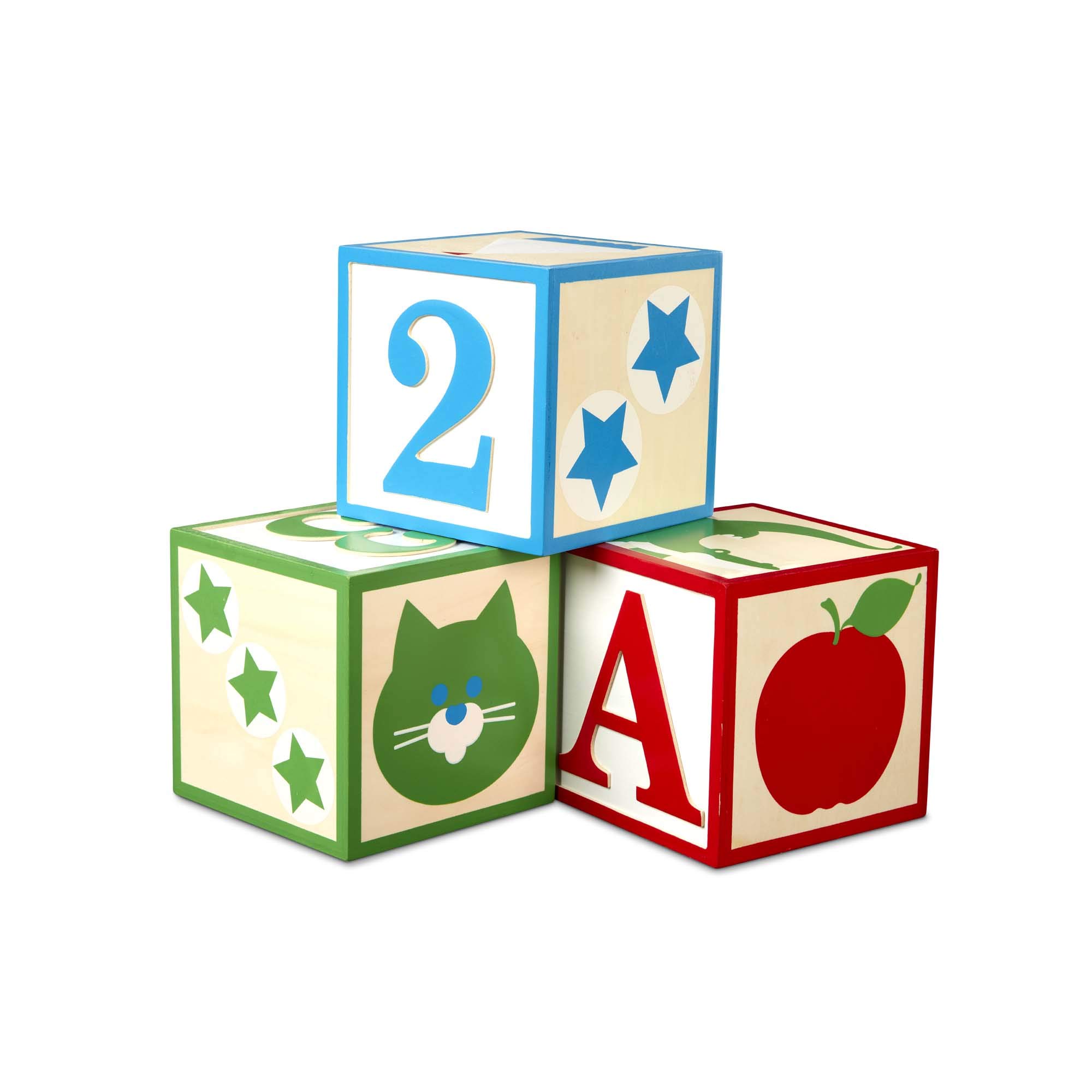 Wooden Abc 123 Blocks Melissa And Doug Jumbo Abc 123 Blocks