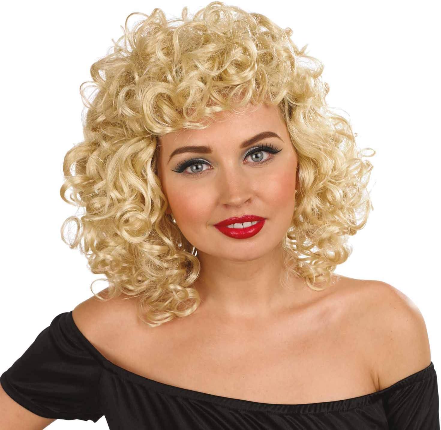fun shack Blonde Bob Curly Wig, Platinum Short Curly Hair Wig for Women, Perfect for Parties and Events, One Size - Image 2