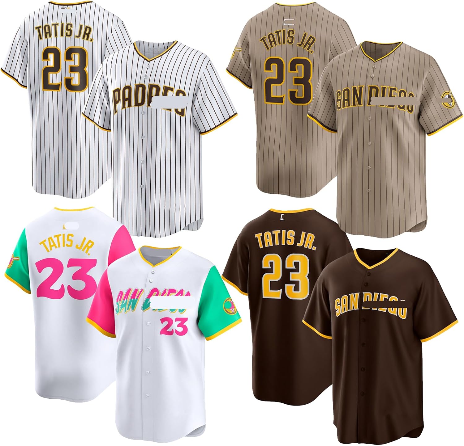 タティスjr ユニフォーム メンズ ナイキ プレーヤー レプリカユニフォーム パドレス