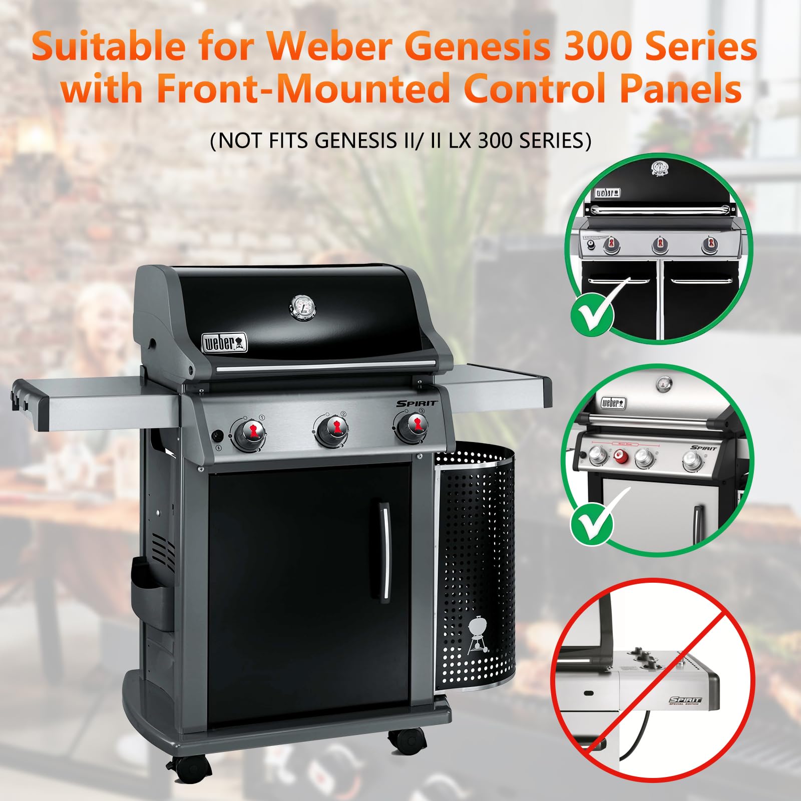 7621 Flavorizer Bars für Weber Genesis E310, E320, E330