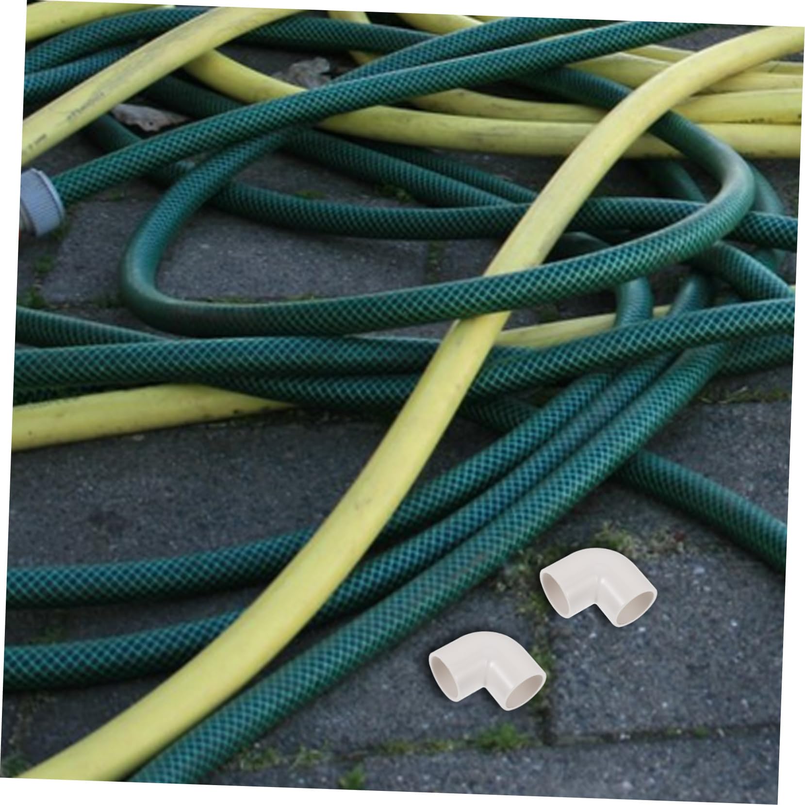 HANABASS 4 Set Connettori Idroponici Adattatori Angolari per Raccordi per Irrigazione E Riparazioni E Facili da Installare 20 Pezzi*4