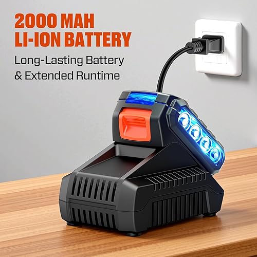 Miniatura 7 de SENIX Destornillador de impacto máximo de 20 voltios* 14 pulgadas, motor sin escobillas, 4 velocidades, par máximo de 130 pies, 3000 RPM máximo, luz