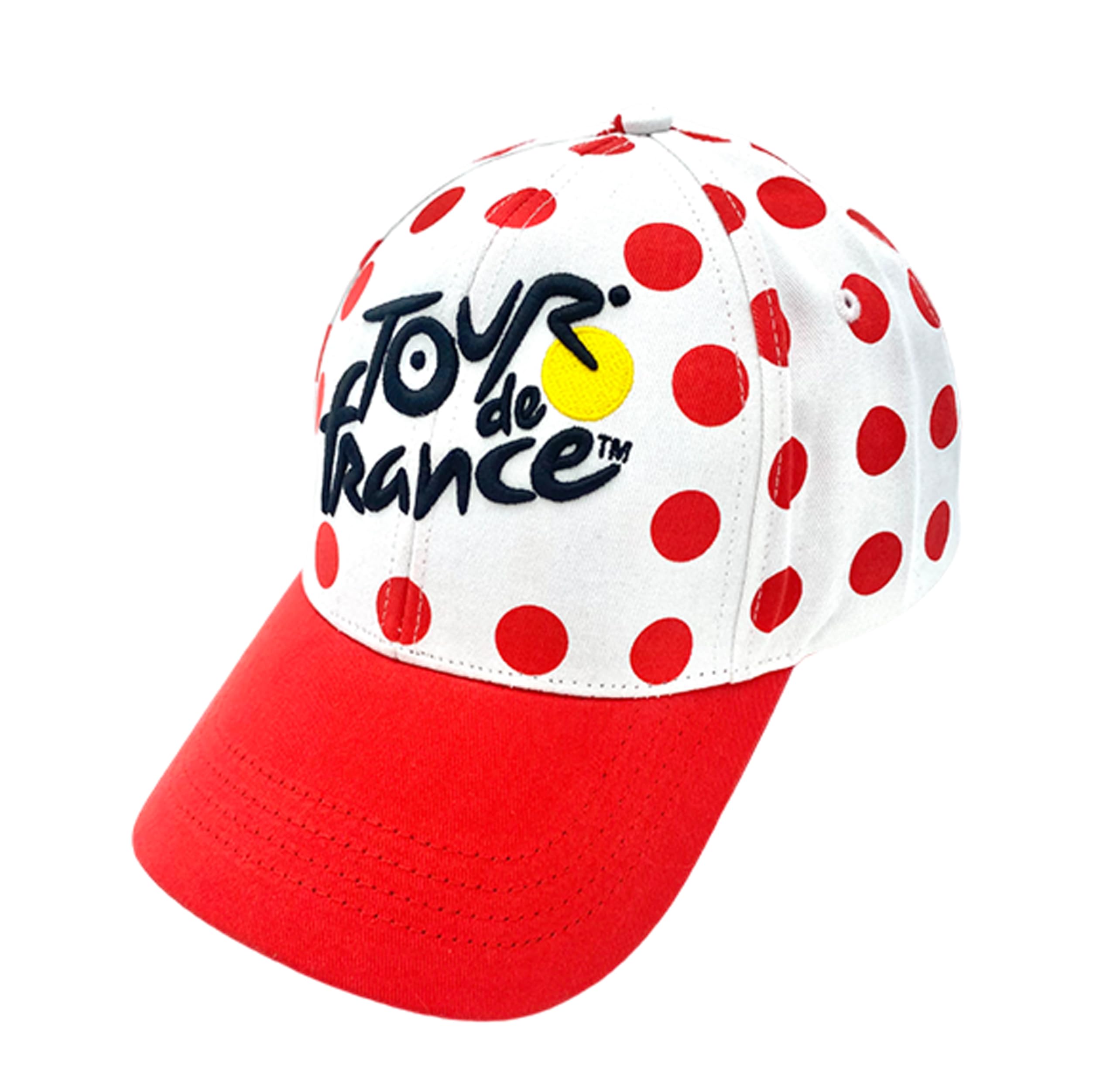 Tour de France Gorra Camiseta Mejor Escalador – Colección Oficial de Ciclismo – Talla ajustable, multicolor